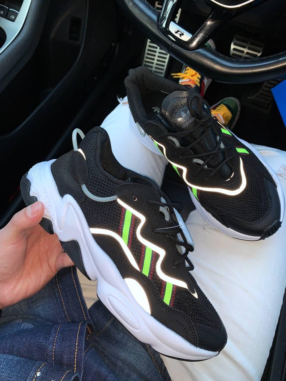 Adidas Ozweego Adiprene Pride Black White Green
