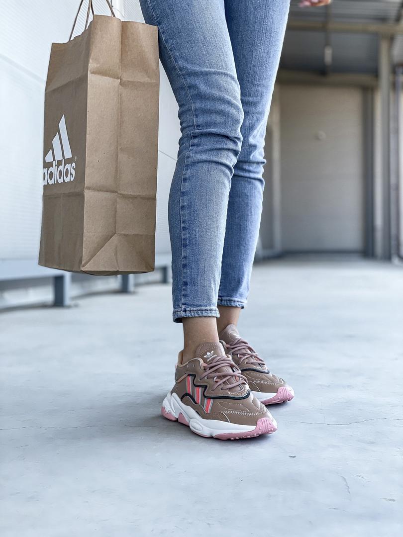 Adidas Ozweego Adiprene Pride Brown White Pink