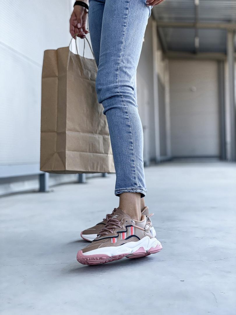 Adidas Ozweego Adiprene Pride Brown White Pink