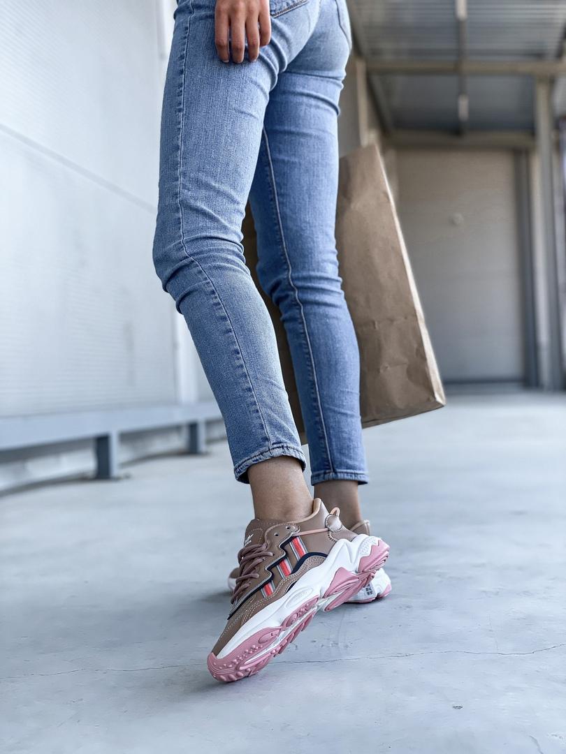 Adidas Ozweego Adiprene Pride Brown White Pink