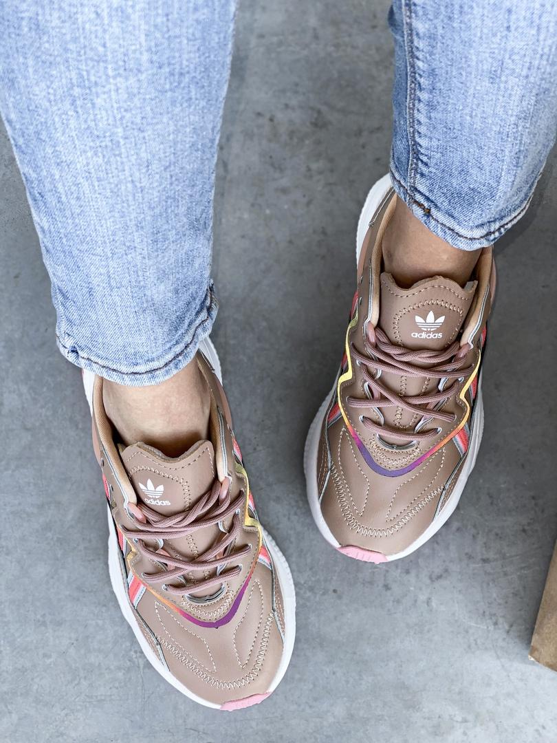 Adidas Ozweego Adiprene Pride Brown White Pink