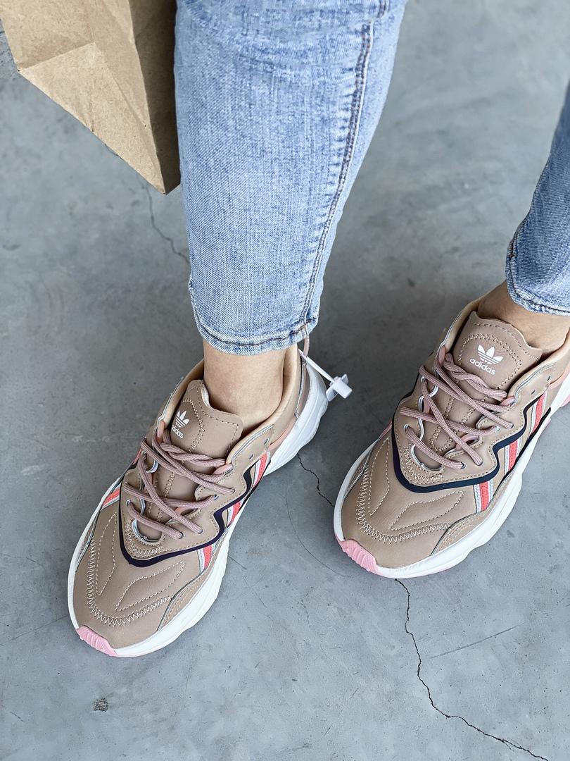 Adidas Ozweego Adiprene Pride Brown White Pink