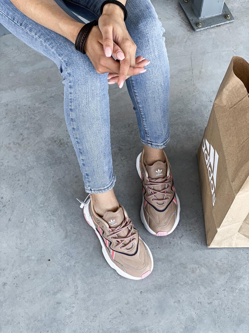 Adidas Ozweego Adiprene Pride Brown White Pink