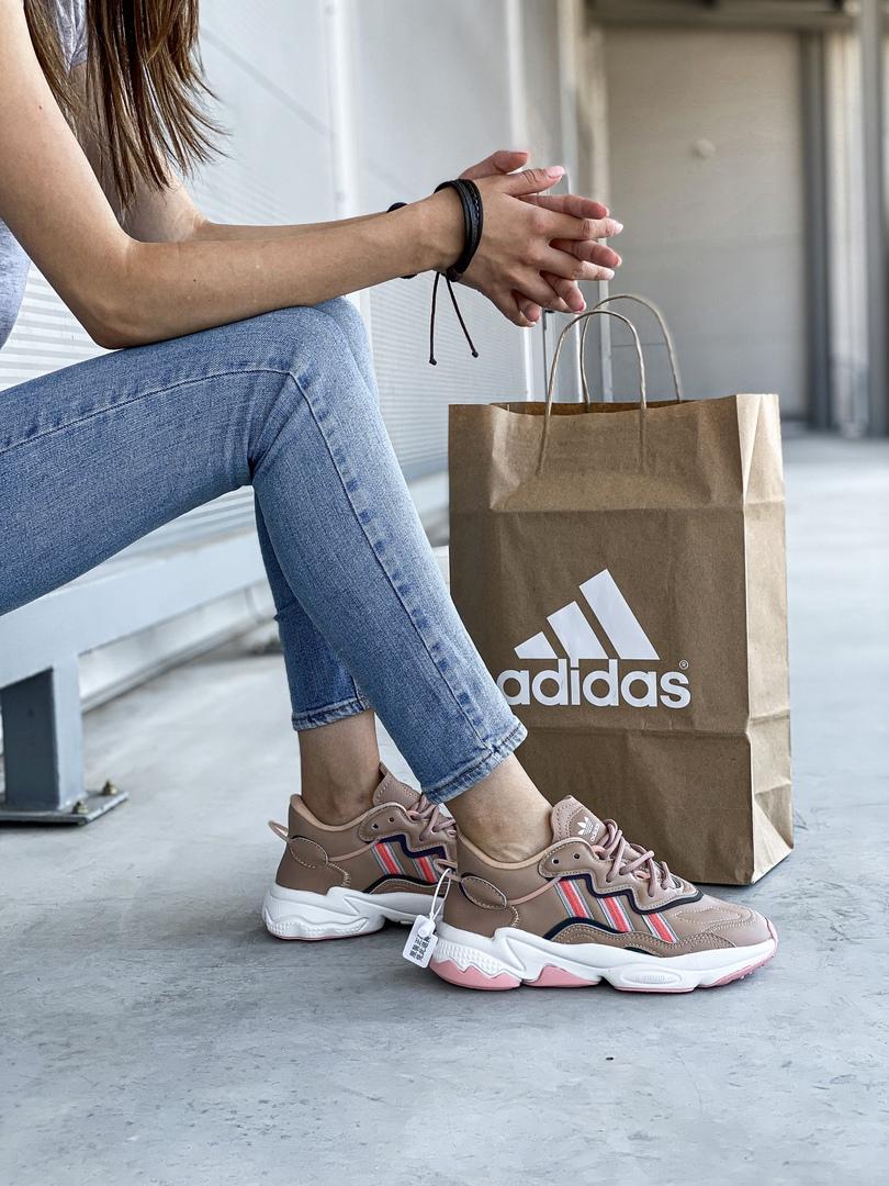 Adidas Ozweego Adiprene Pride Brown White Pink