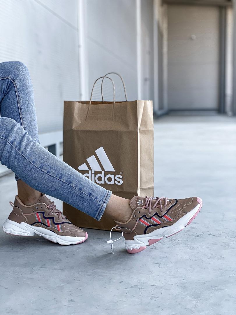 Adidas Ozweego Adiprene Pride Brown White Pink