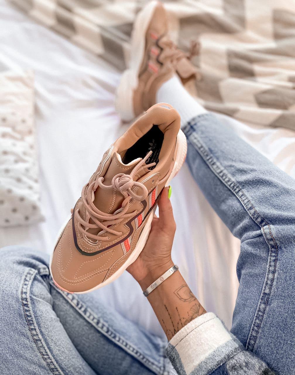 Adidas Ozweego Adiprene Pride Brown White Pink