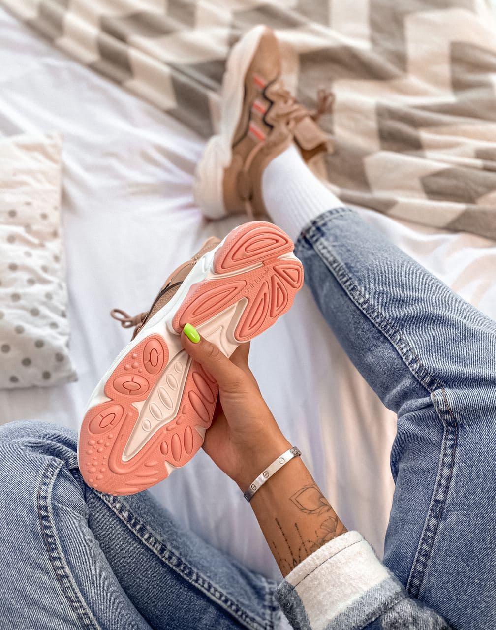 Adidas Ozweego Adiprene Pride Brown White Pink