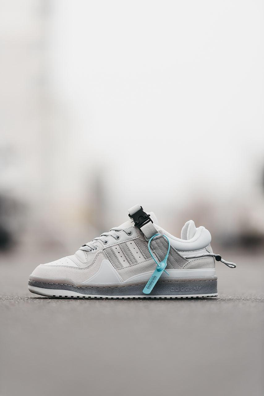 Bad Bunny x Adidas Forum Low Light Grey Cloud White