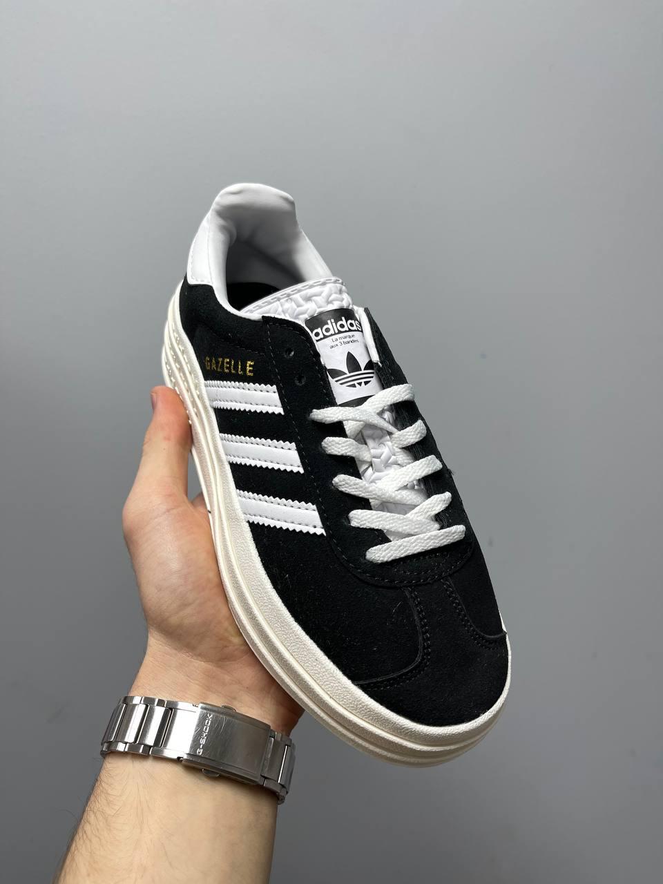 Adidas Gazelle Bold Black White