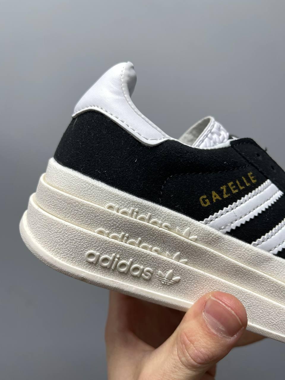 Adidas Gazelle Bold Black White