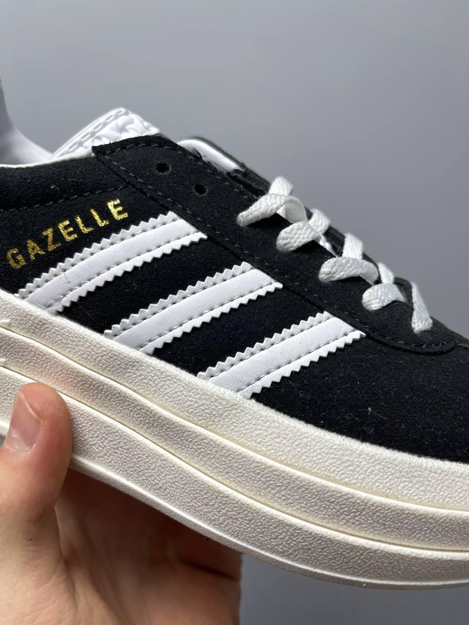 Adidas Gazelle Bold Black White