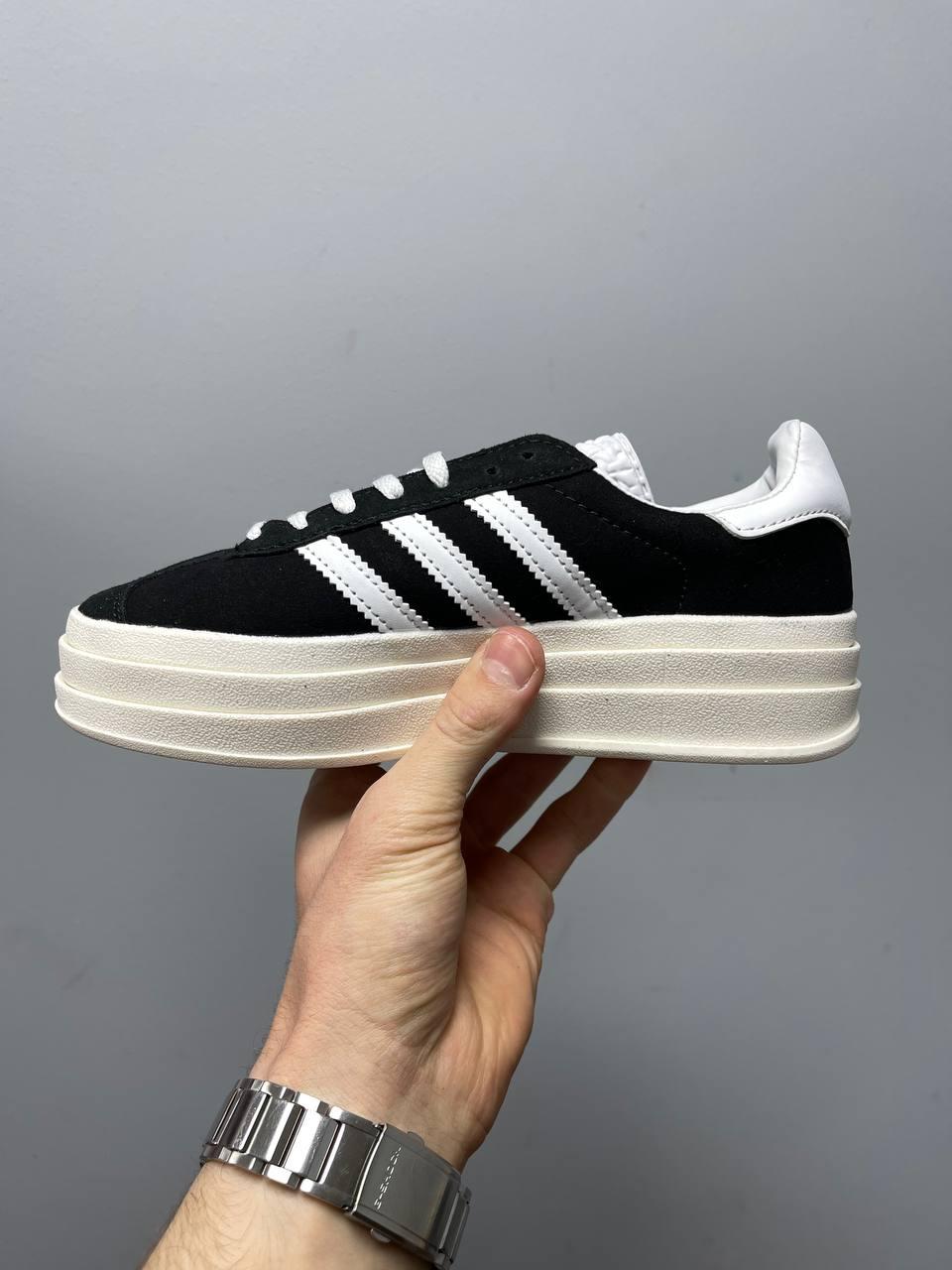Adidas Gazelle Bold Black White