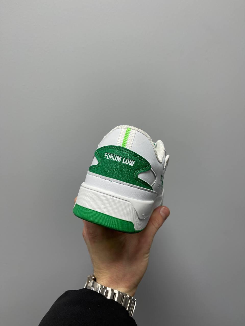 Adidas New Low Forum White Green
