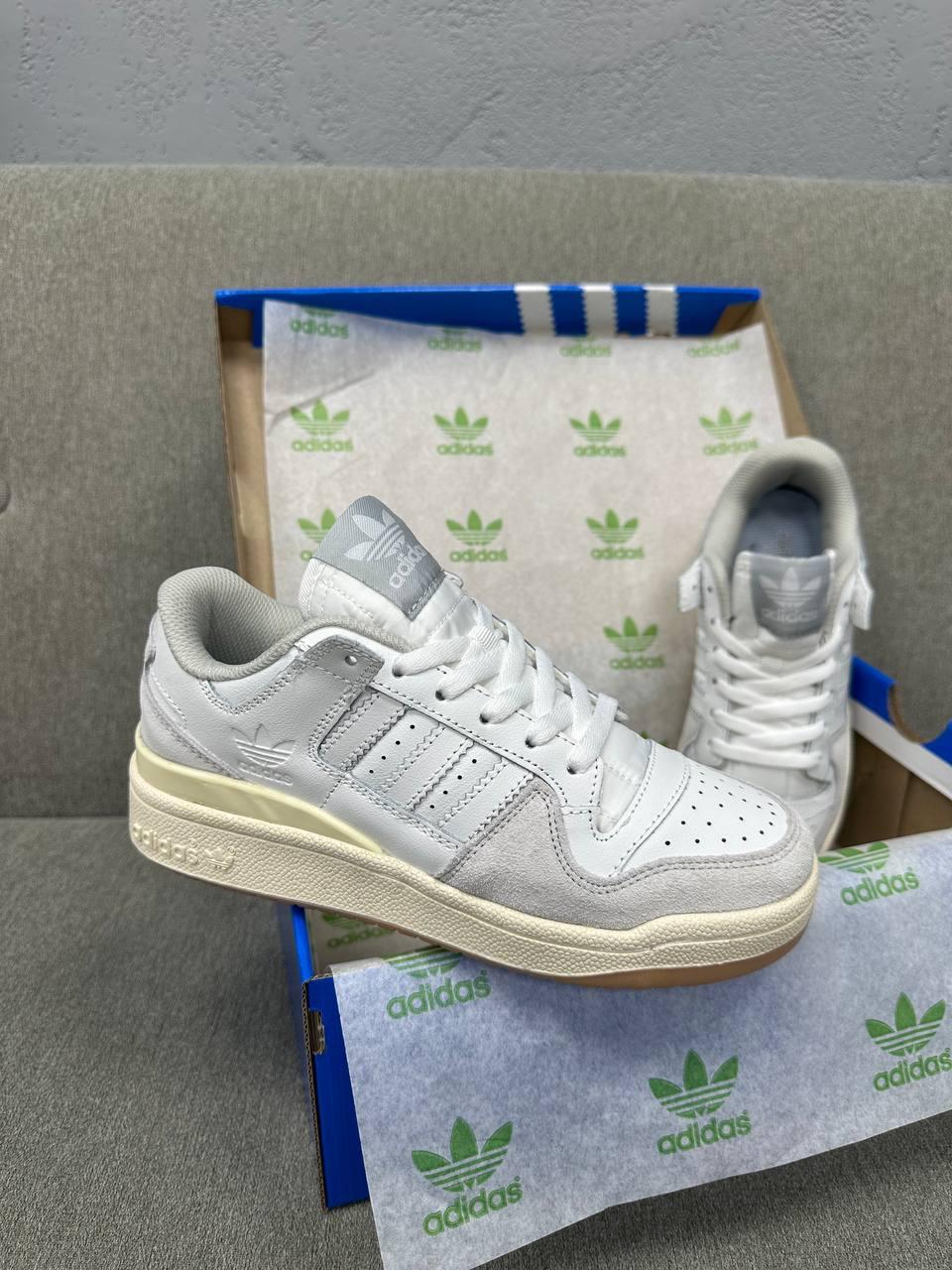 Adidas Forum Low White Grey Beige
