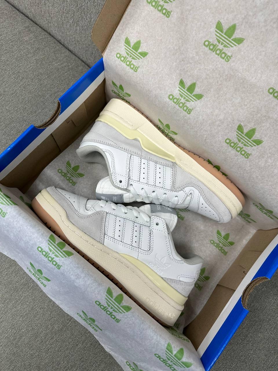 Adidas Forum Low White Grey Beige