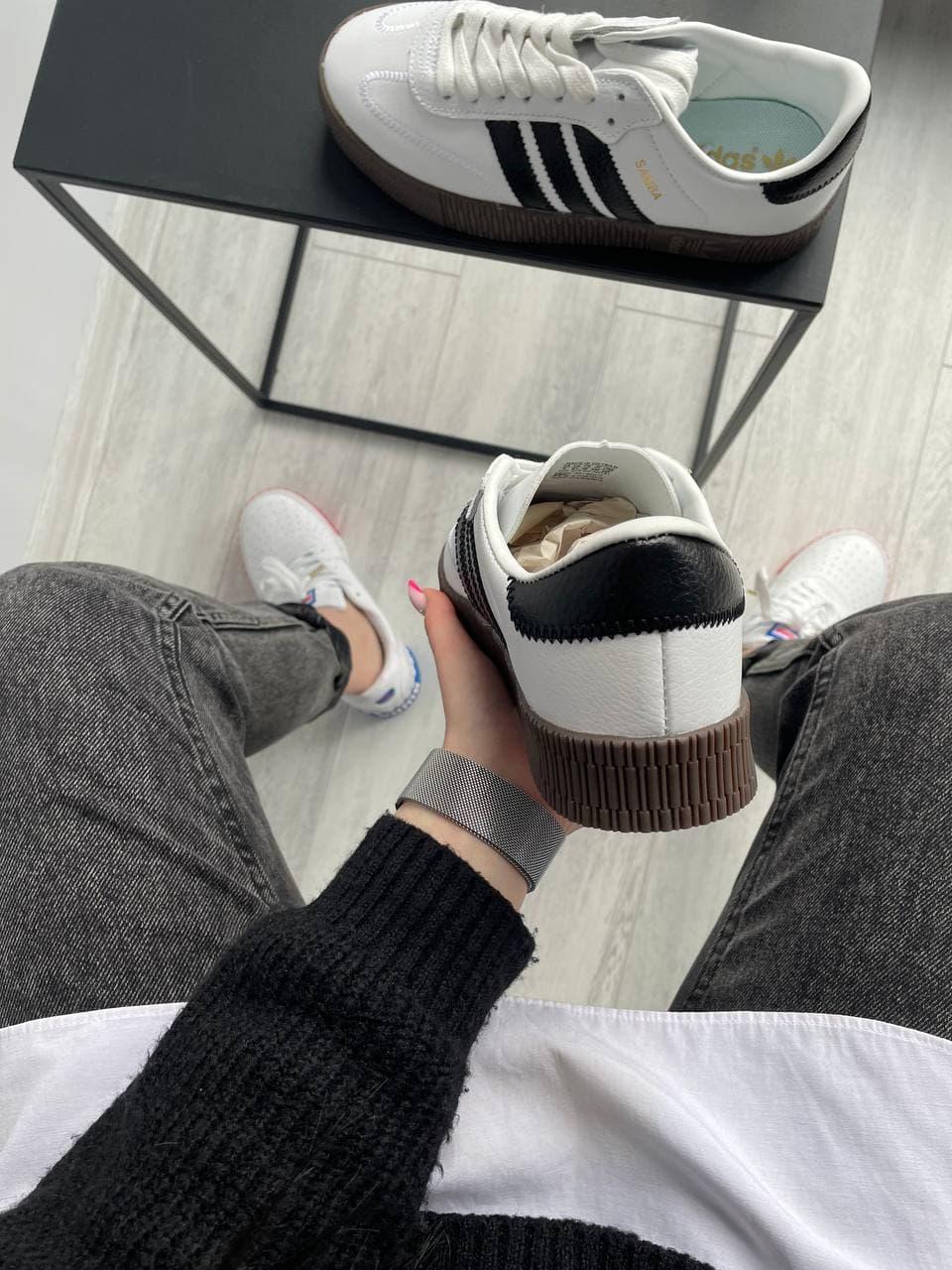 Adidas Samba White Brown