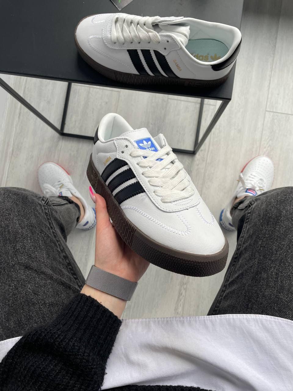 Adidas Samba White Brown