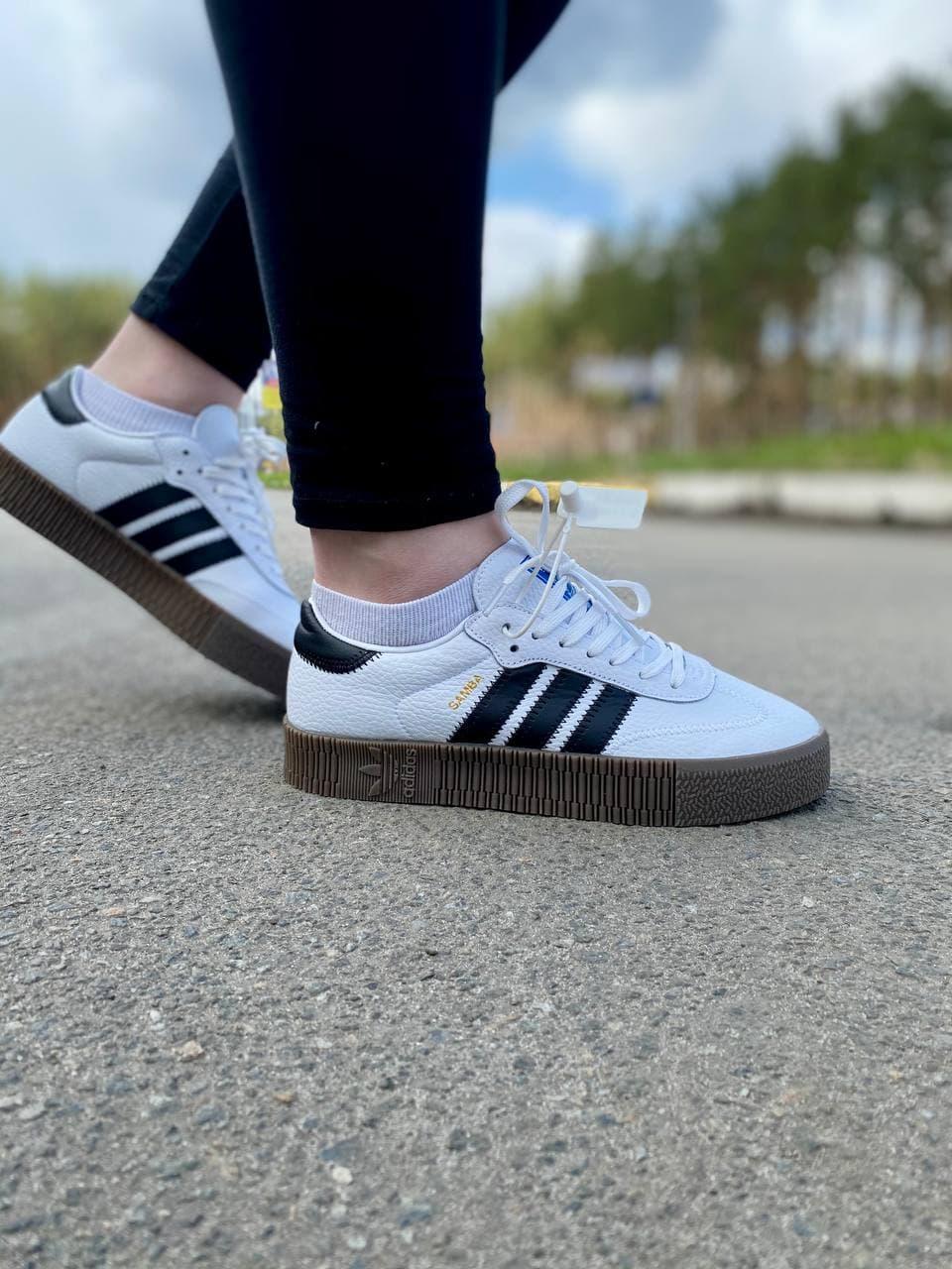 Adidas Samba White Brown