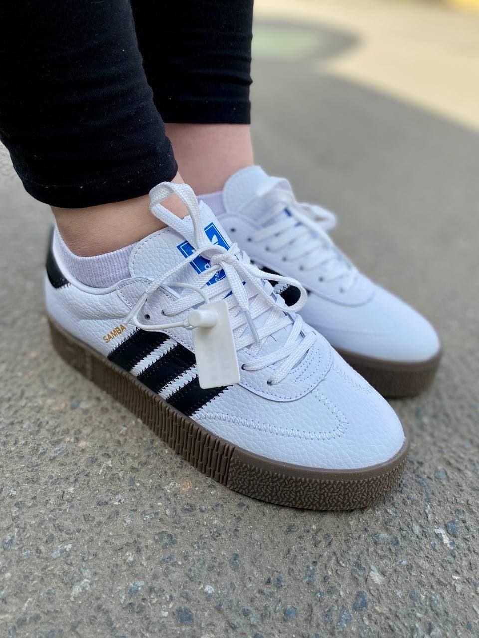 Adidas Samba White Brown