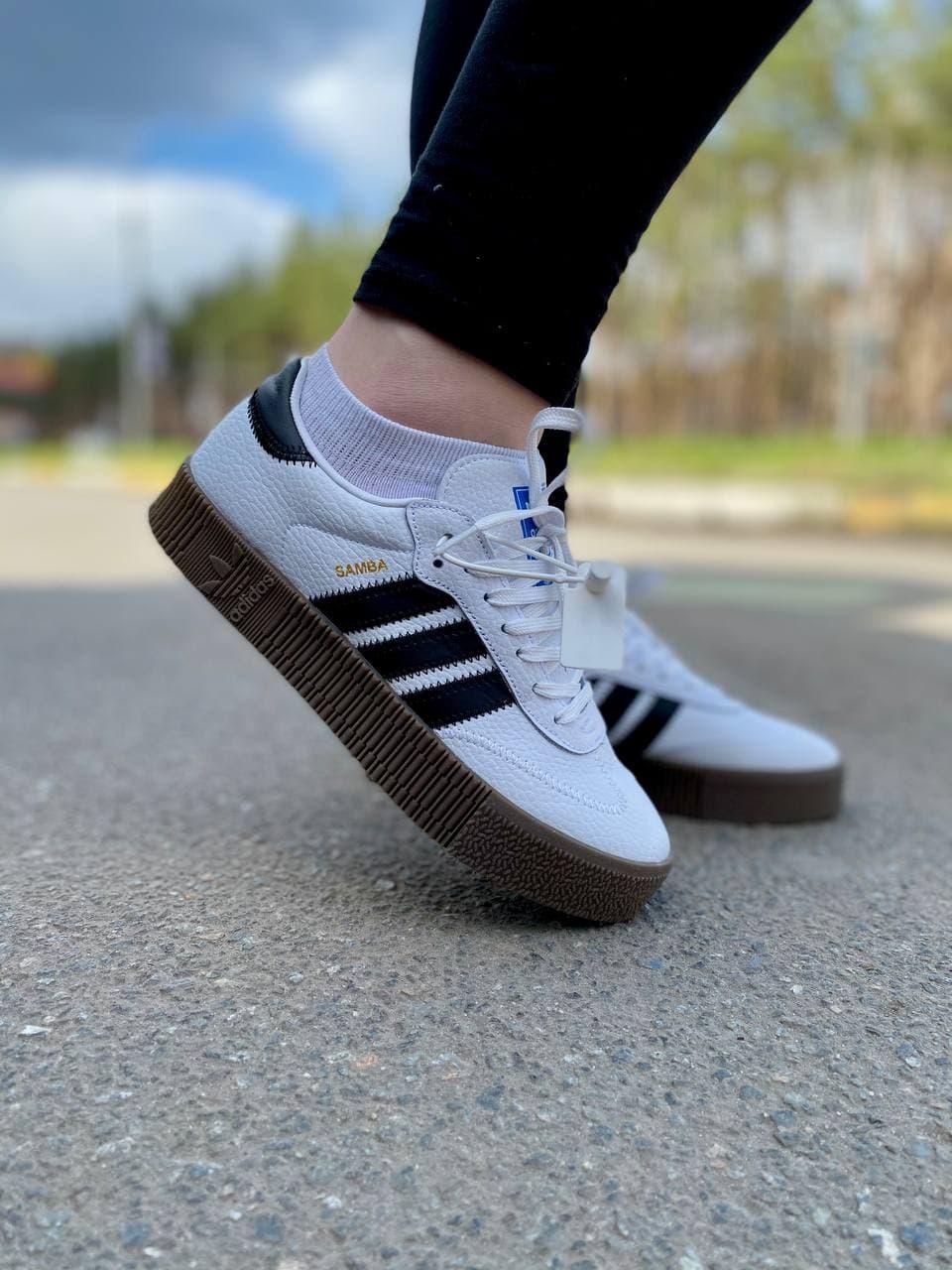 Adidas Samba White Brown