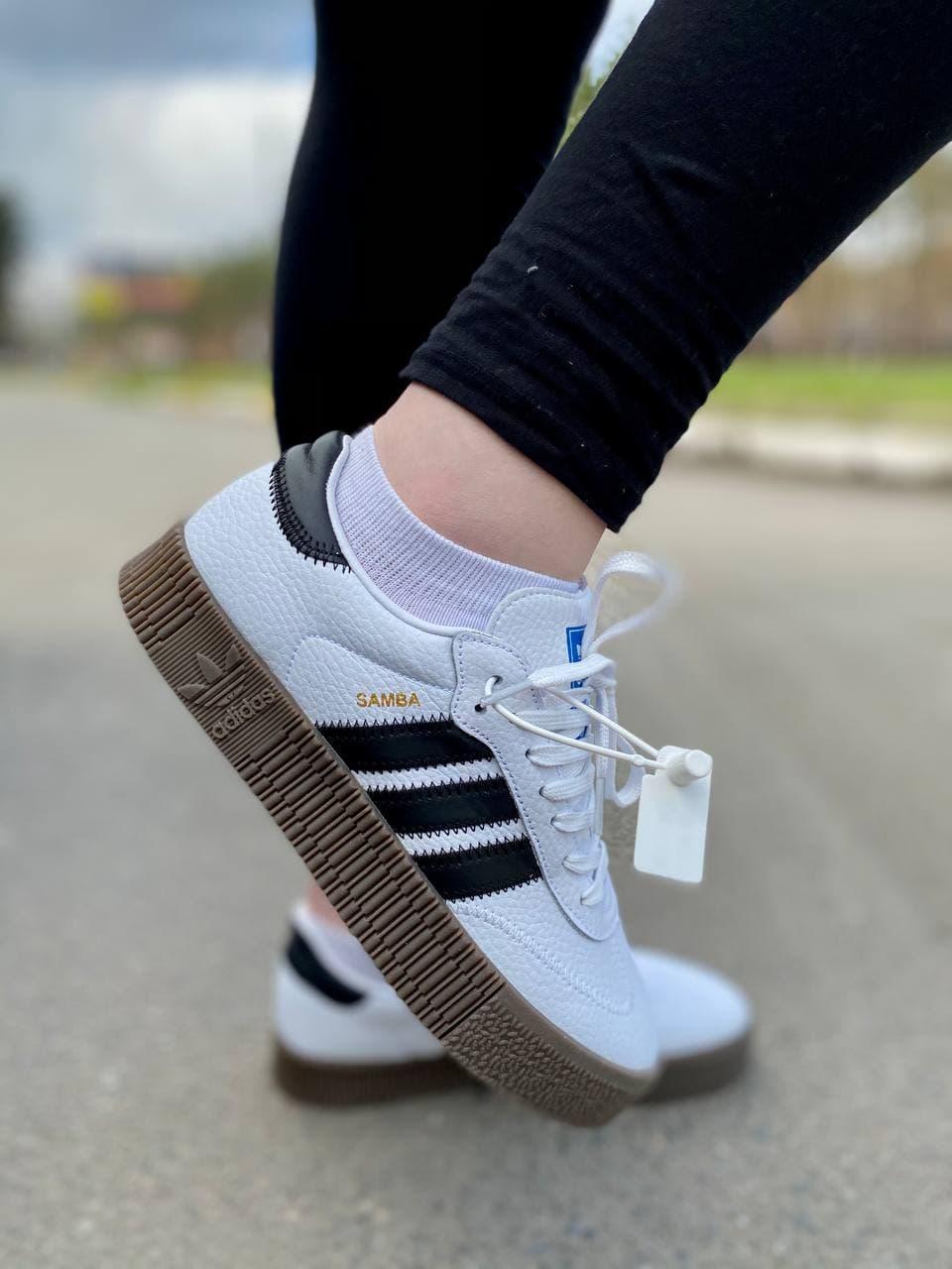 Adidas Samba White Brown