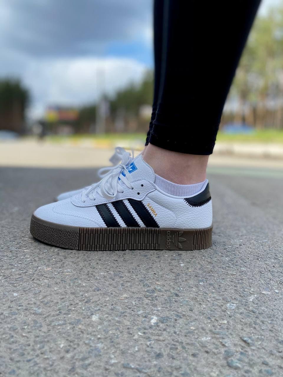 Adidas Samba White Brown