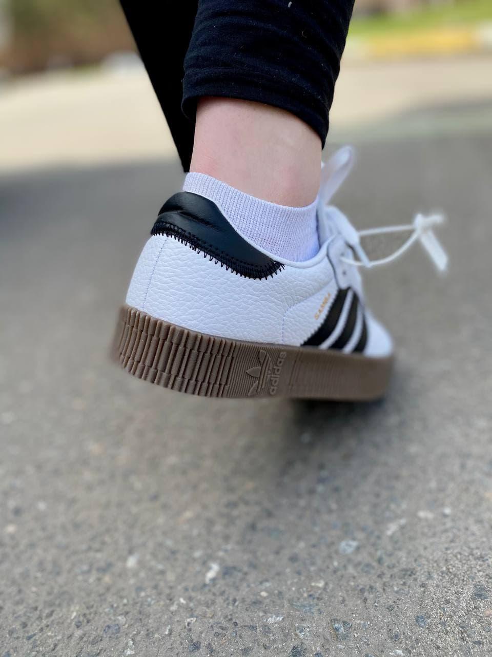 Adidas Samba White Brown