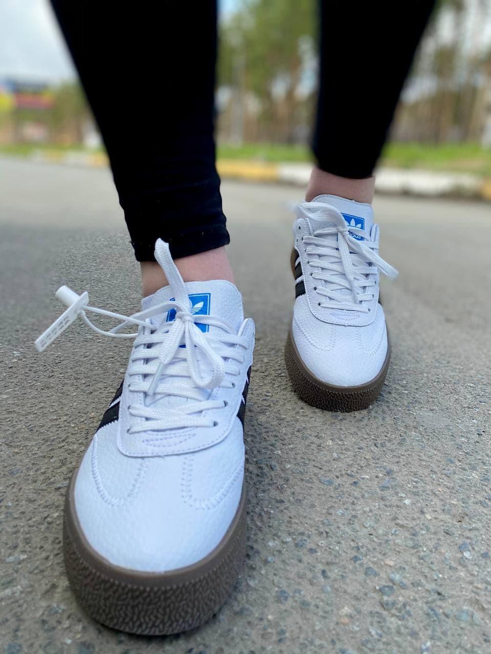 Adidas Samba White Brown