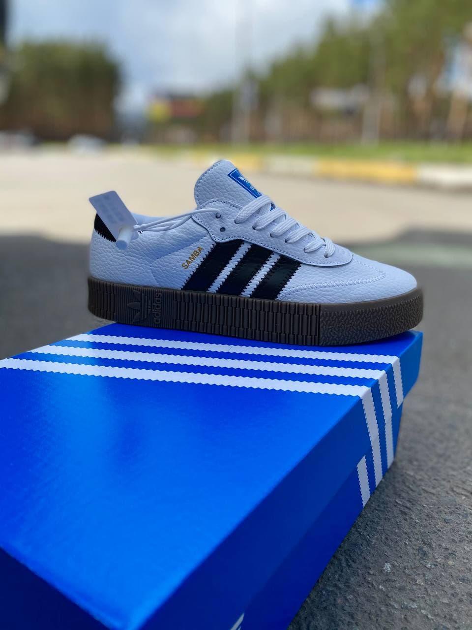 Adidas Samba White Brown