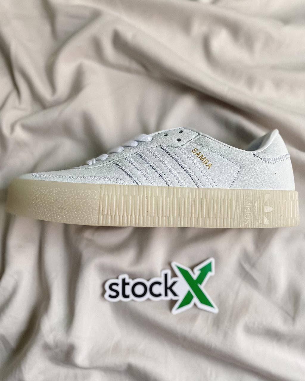 Adidas Samba White Brown Sole