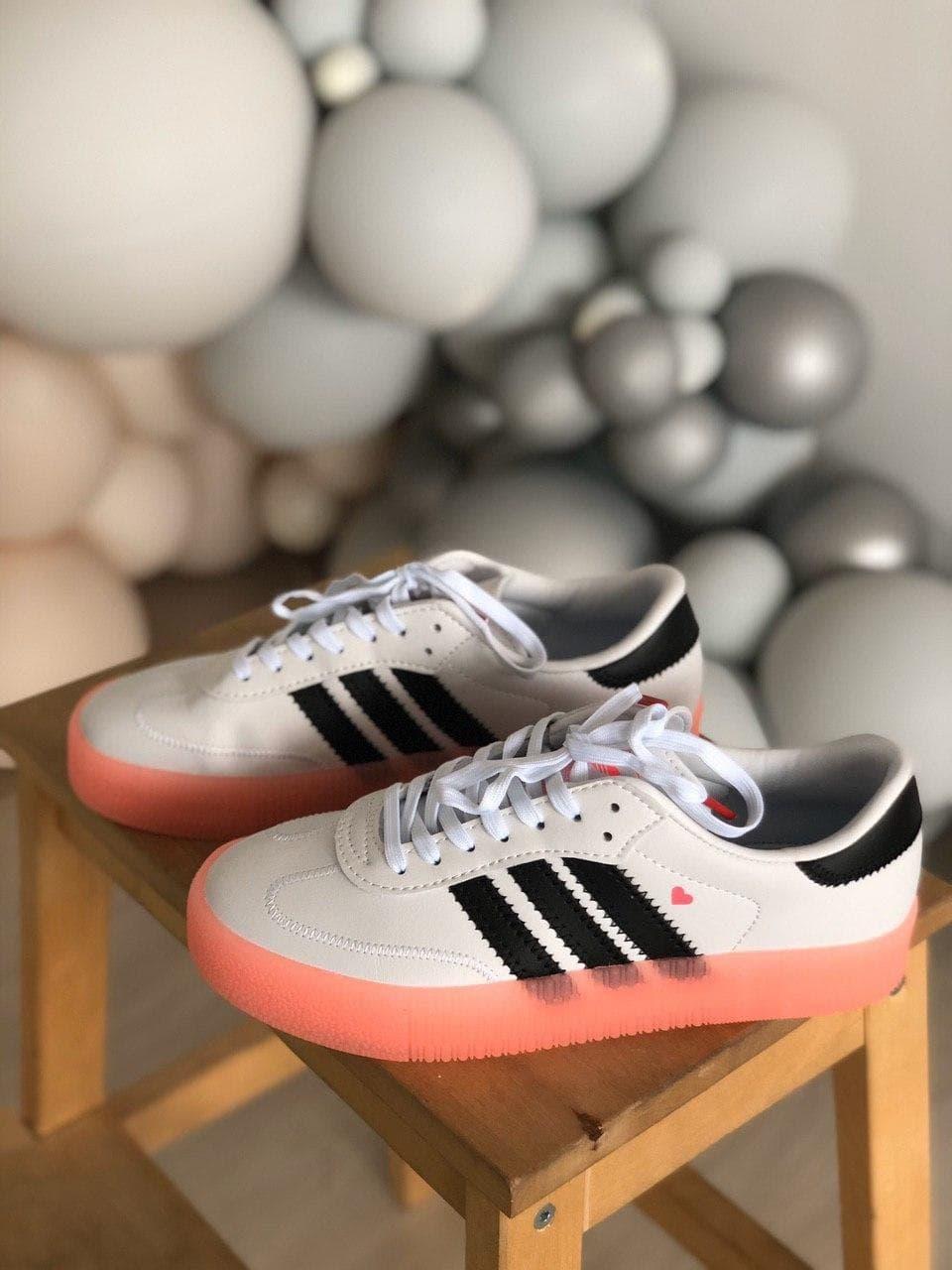 Adidas Samba White Black Pink