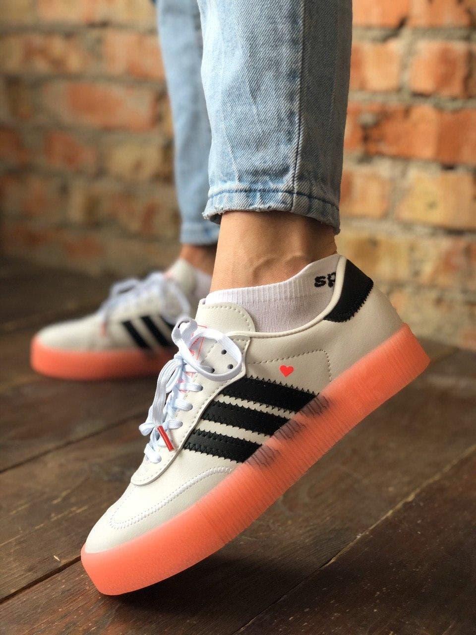Adidas Samba White Black Pink