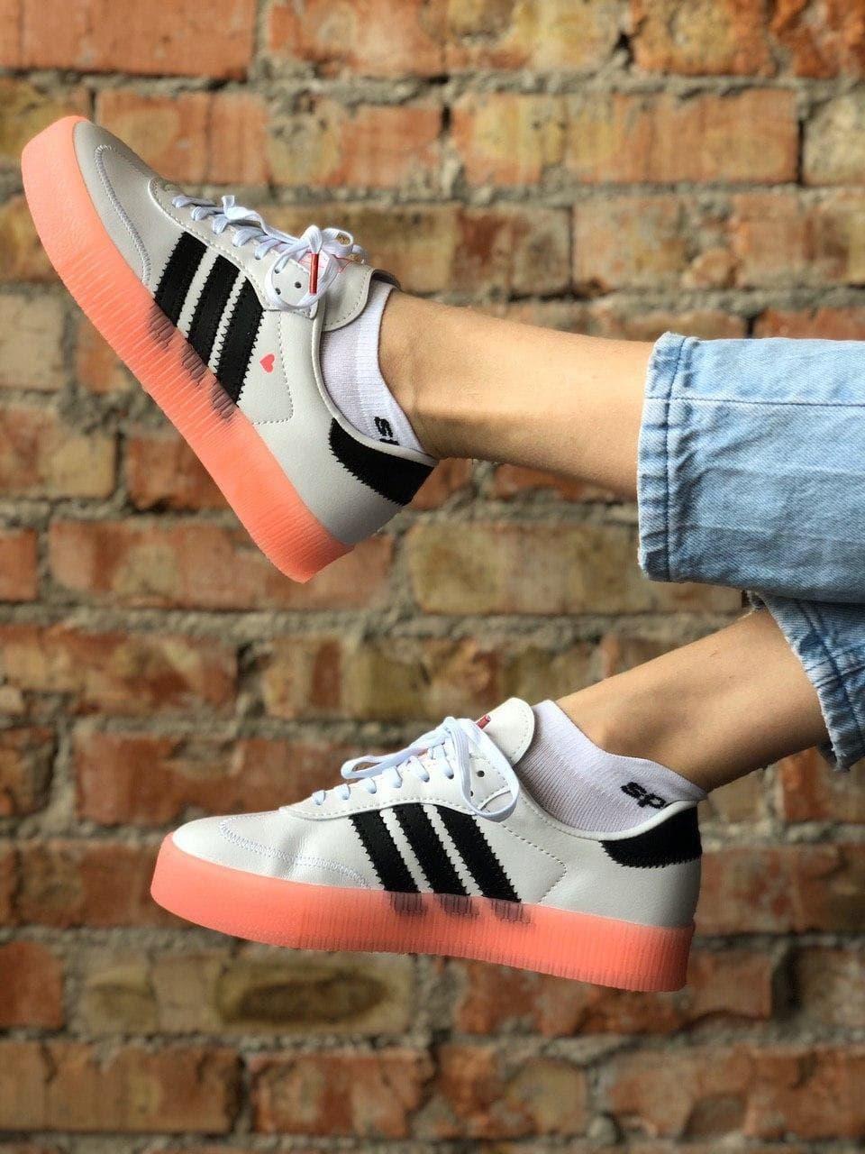 Adidas Samba White Black Pink