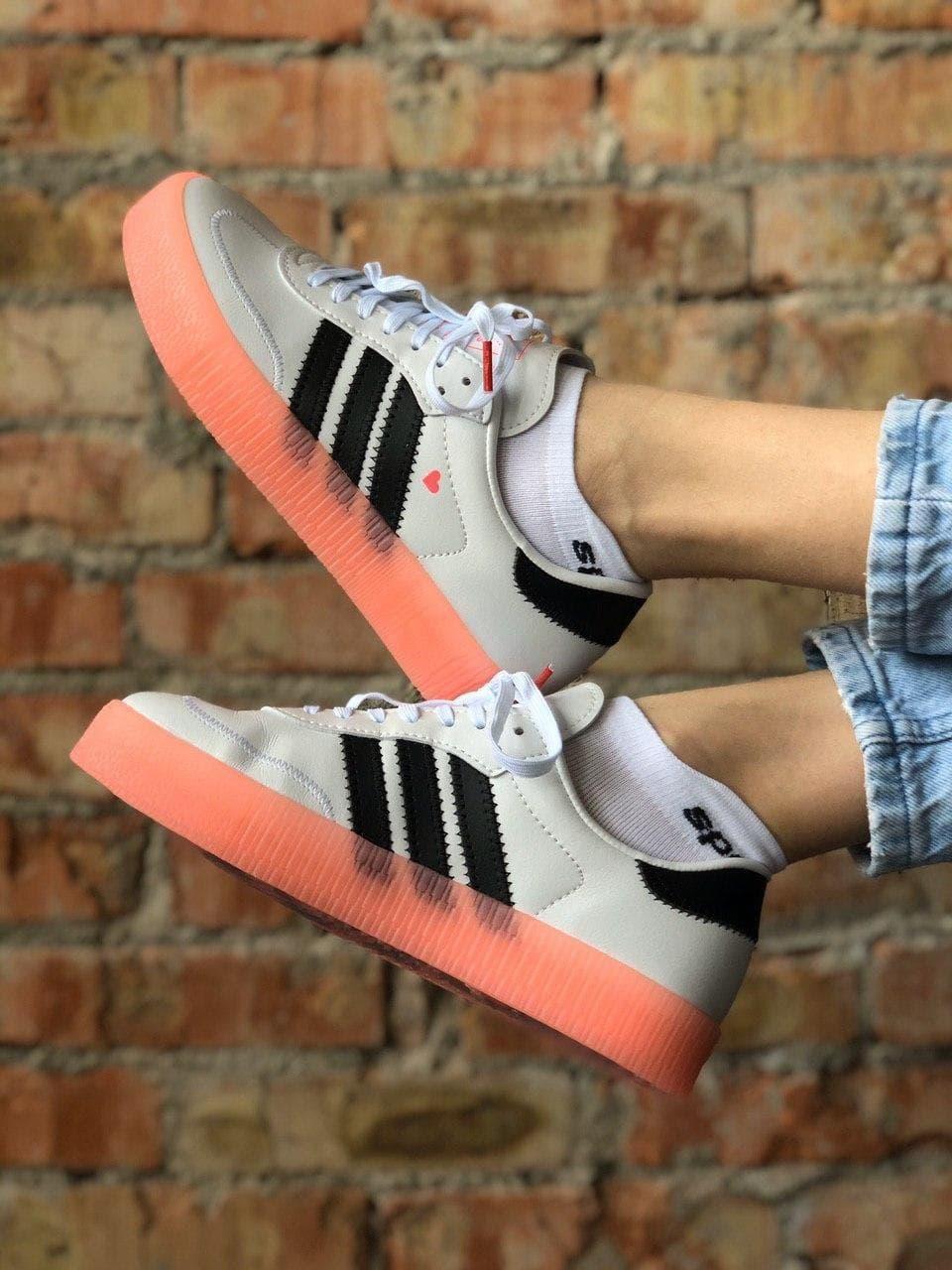 Adidas Samba White Black Pink
