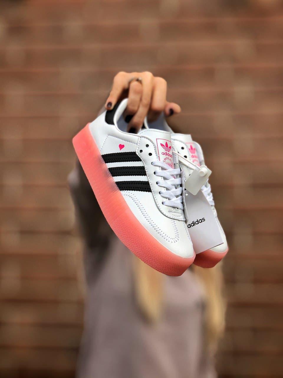 Adidas Samba White Black Pink