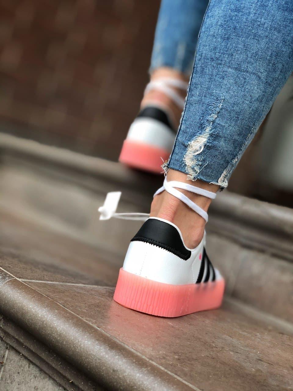 Adidas Samba White Black Pink