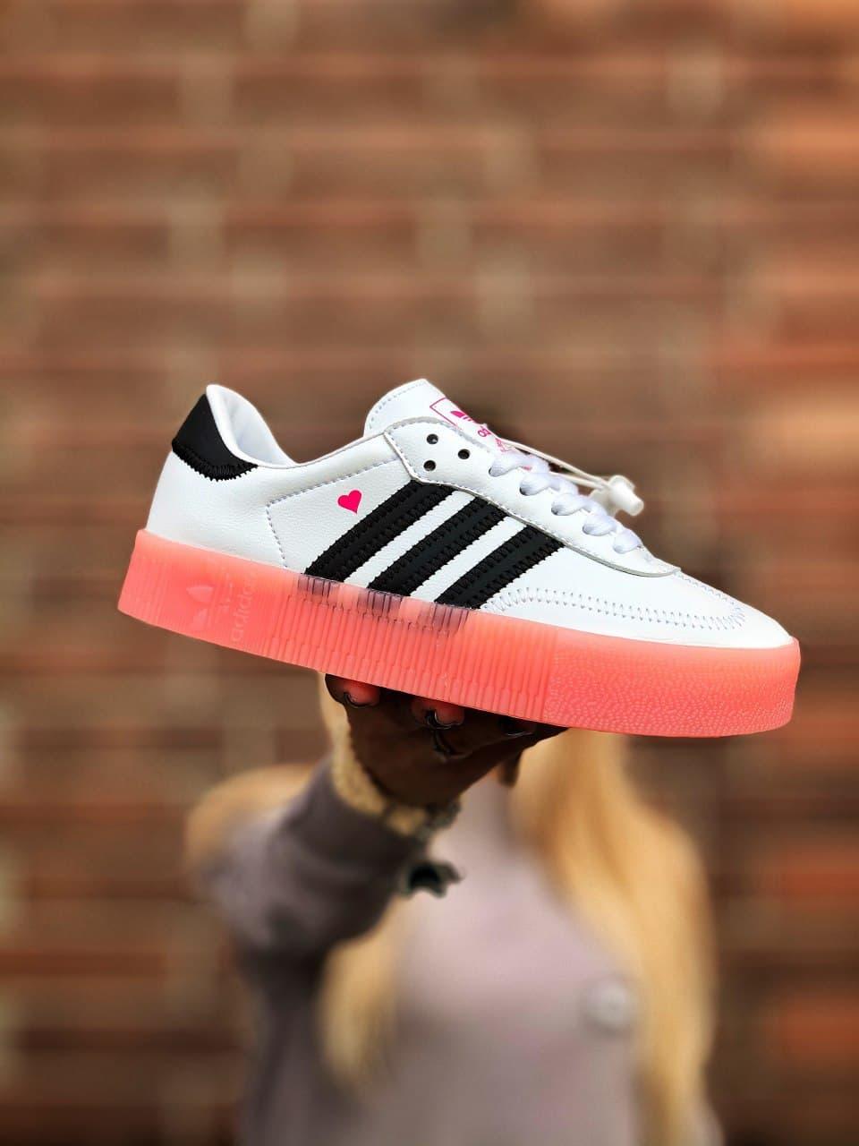 Adidas Samba White Black Pink