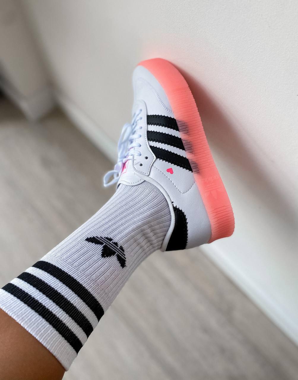 Adidas Samba White Black Pink