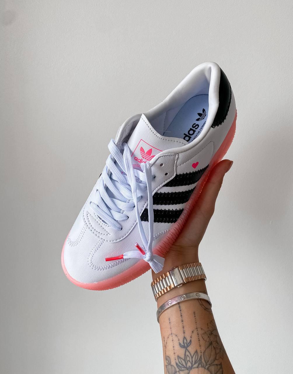 Adidas Samba White Black Pink