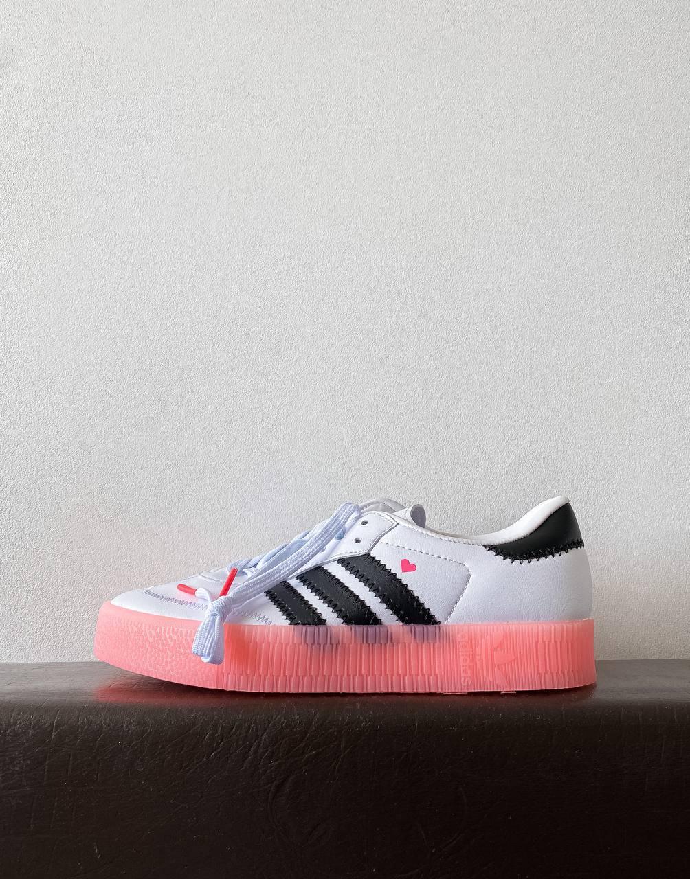 Adidas Samba White Black Pink