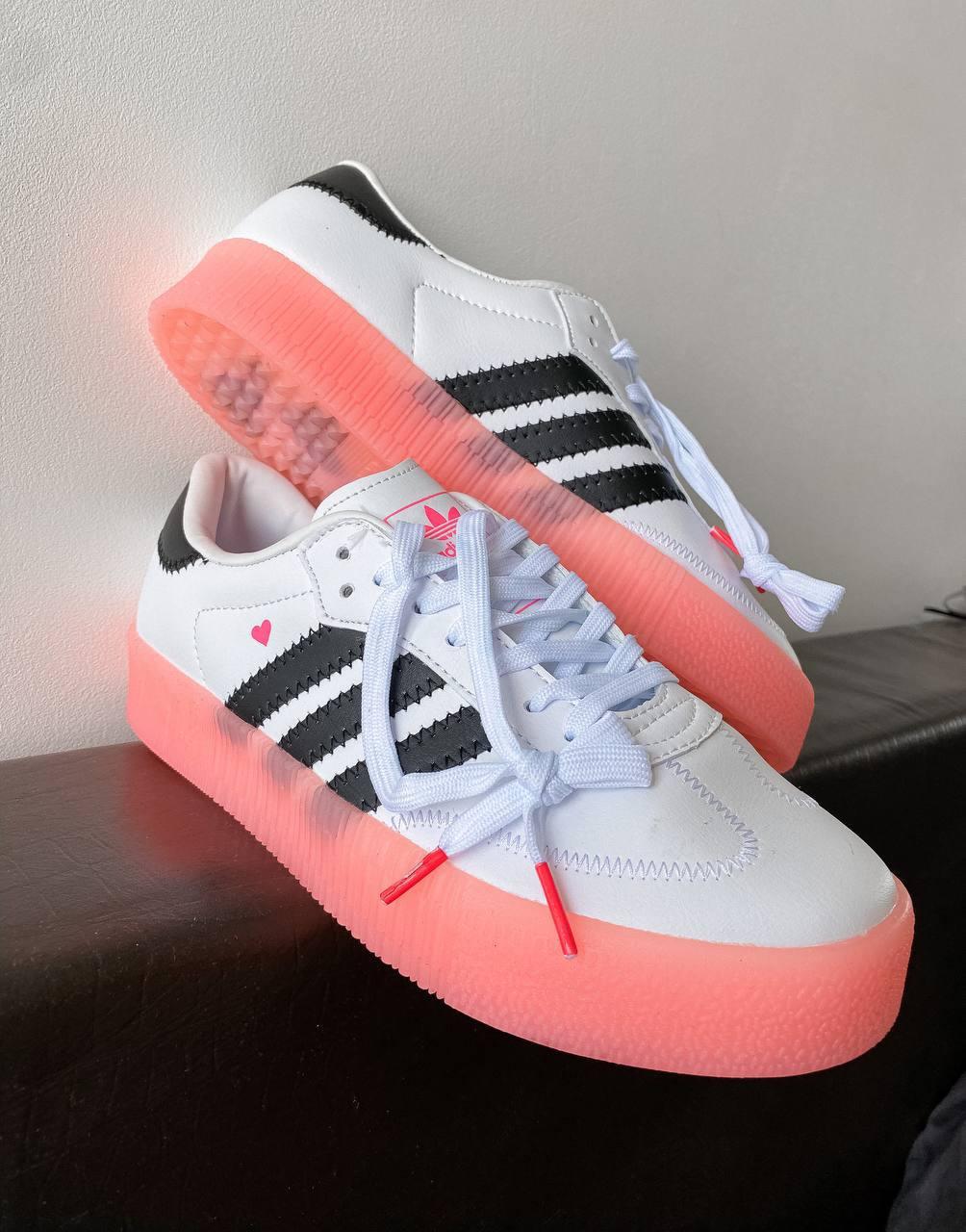 Adidas Samba White Black Pink