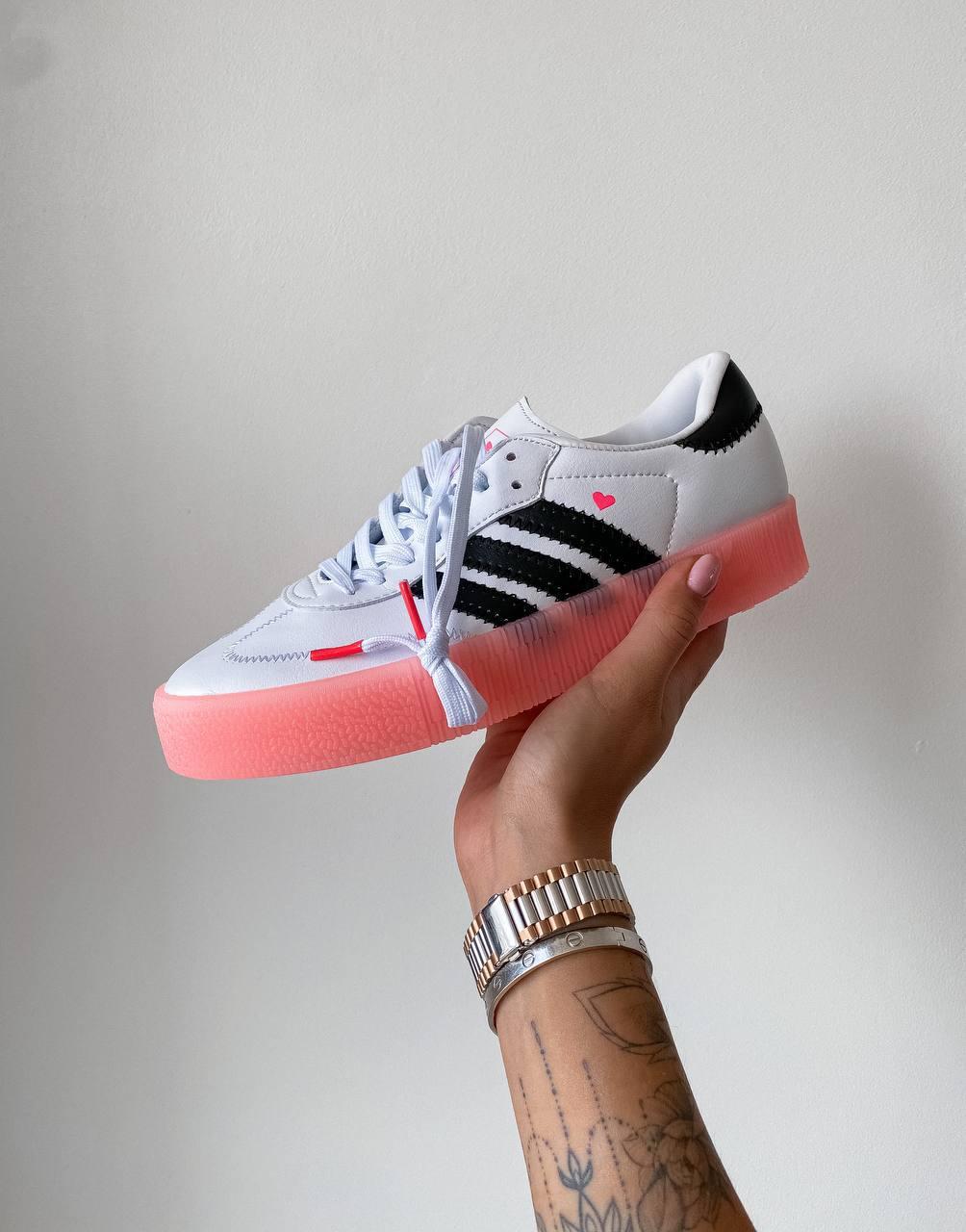 Adidas Samba White Black Pink