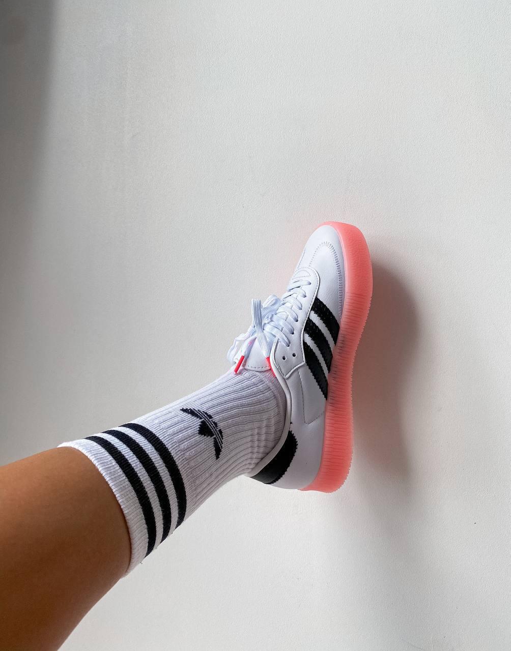 Adidas Samba White Black Pink