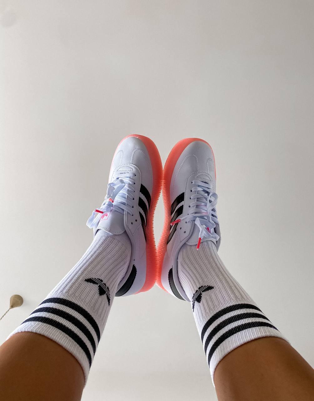 Adidas Samba White Black Pink