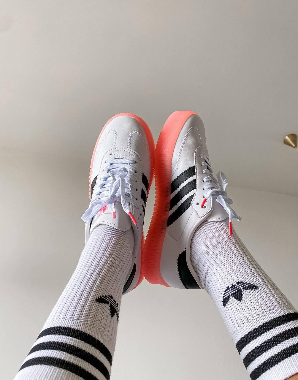 Adidas Samba White Black Pink