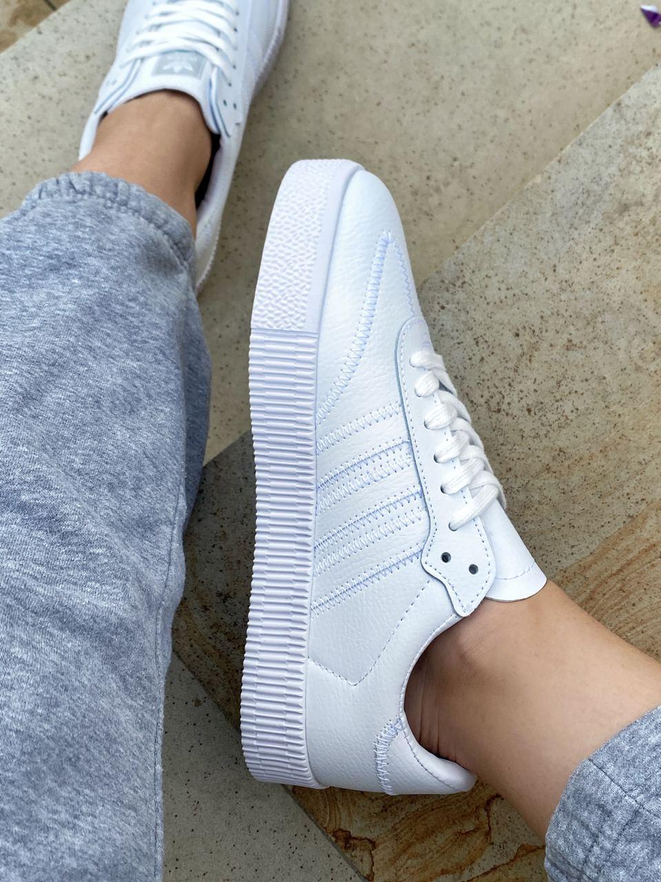 Adidas Samba White Silver 1