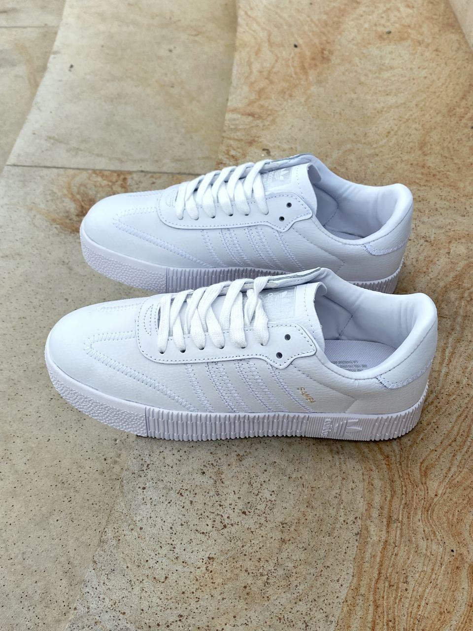 Adidas Samba White Silver 1
