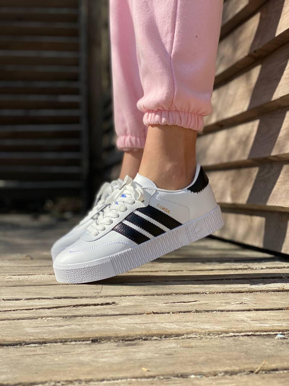 Adidas Samba White Black