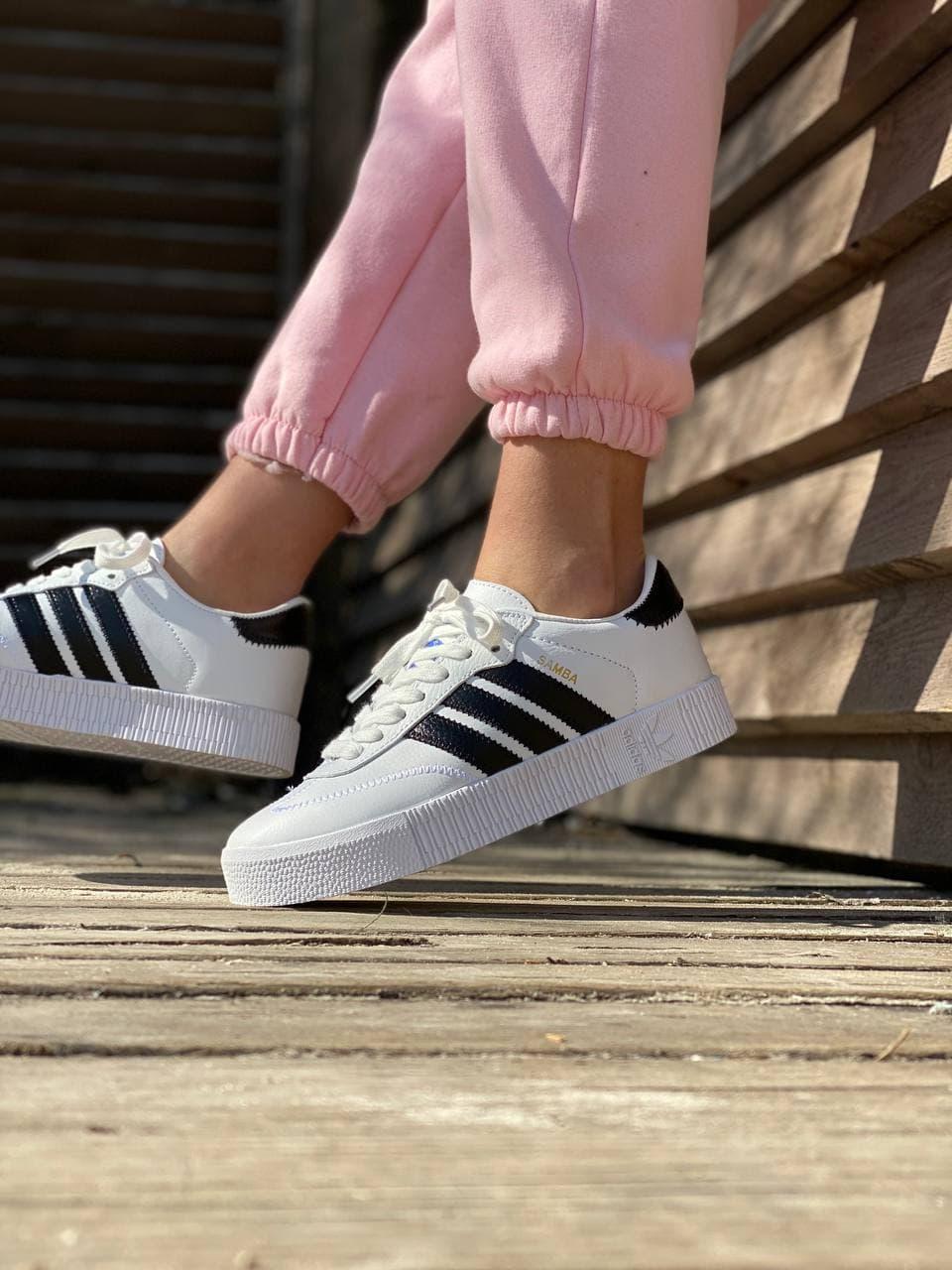 Adidas Samba White Black