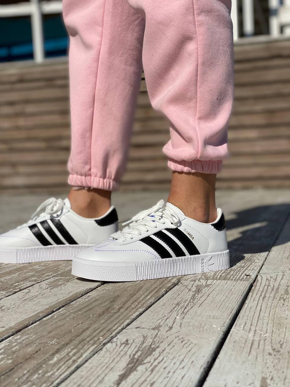 Adidas Samba White Black